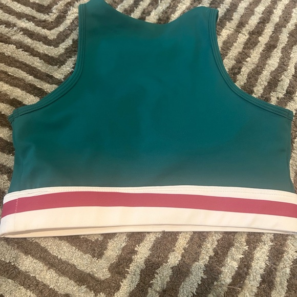 Wilo Teal and Pink Sports Bra - Picture 3 of 4